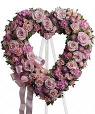 Rose Garden Heart Wreath
